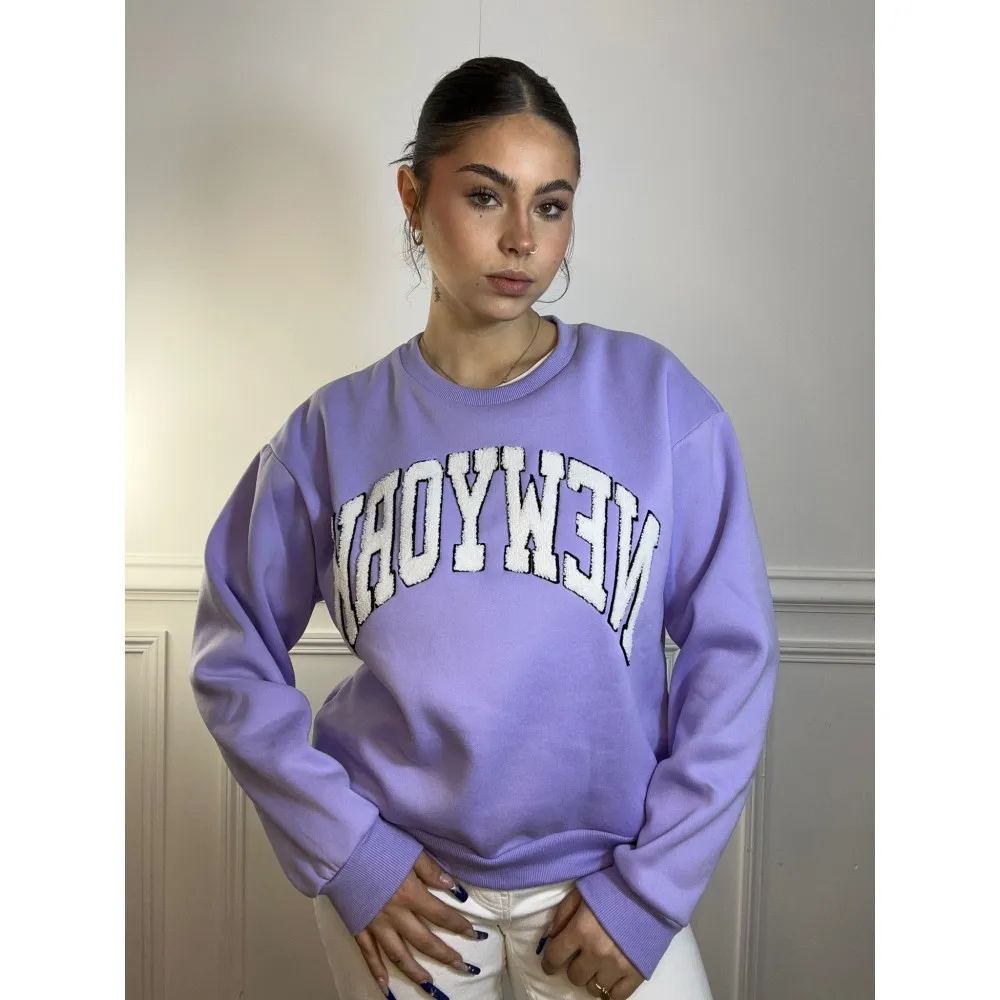 Sweat « NEW YORK » Violet